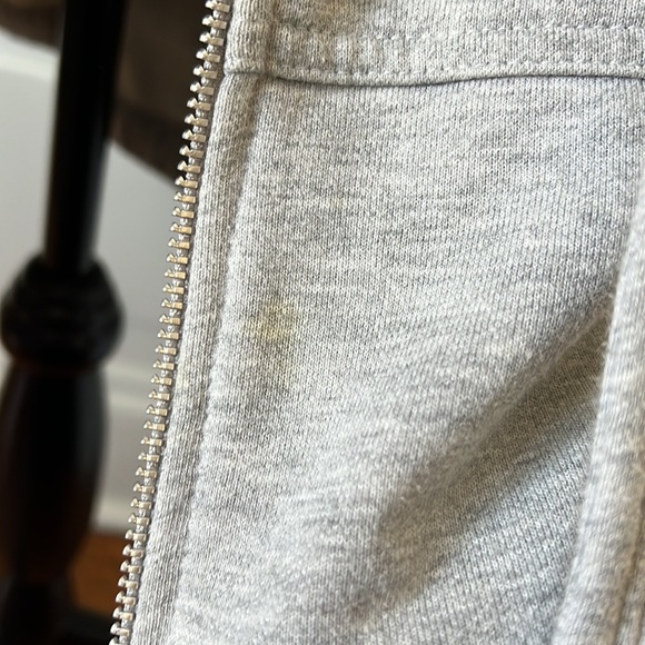 Norma Kamali Everlast gray sweatshirt hoodie dress Shacket with ties S - Picture 13 of 15